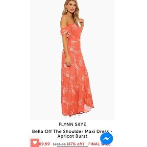 Flynn Skye Off the Shoulder Dress
